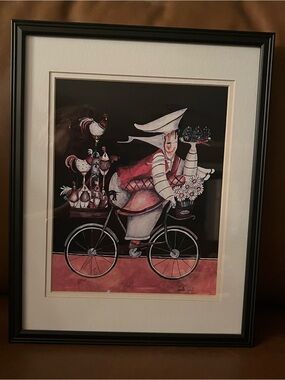 Chicken Chef Print by Jennifer Garant